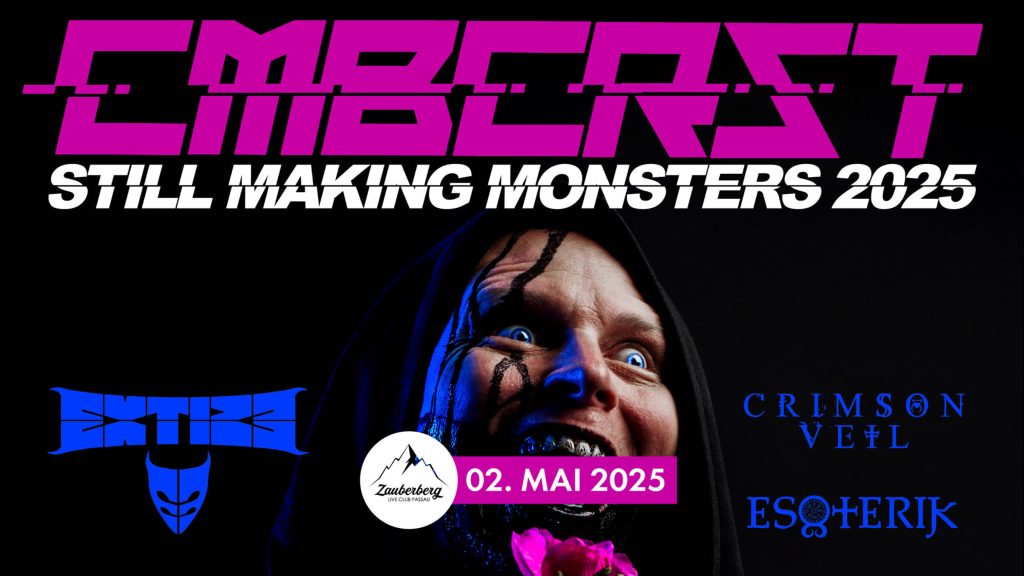 Combichrist revine în forță la București alături de EXTIZE, Crimson Veil și Esoterik