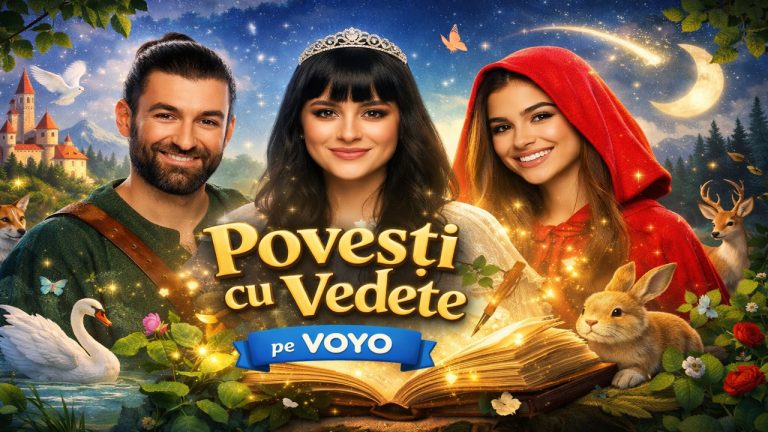 VOYO lansează „Povești cu Vedete” un proiect dedicat copiilor