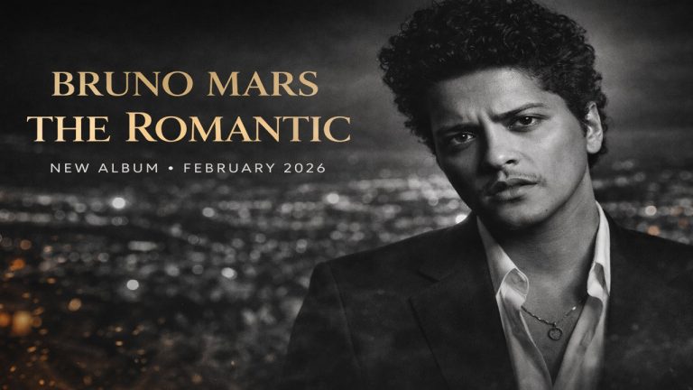 Bruno Mars revine în 2026 cu noul album intitulat „The Romantic”
