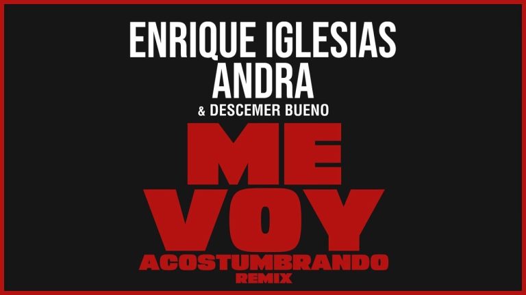 Andra lansează o nouă piesă în colaborare cu Enrique Iglesias intitulată „Me Voy Acostumbrando”