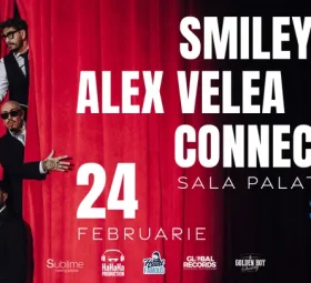 Smiley, Alex Velea și Connect-R vor urca pe scena Sălii Palatului în Februarie 2026