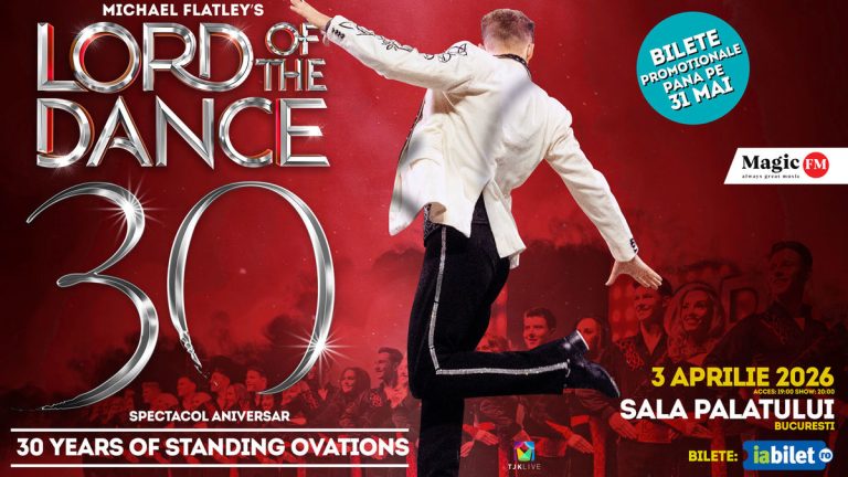 Lord of The Dance aniversează 30 de ani de activitate printr-un spectacol la Sala Palatului