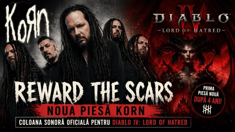 Korn lansează piesa „Reward the Scars”, pentru coloana sonoră a universului Diablo IV