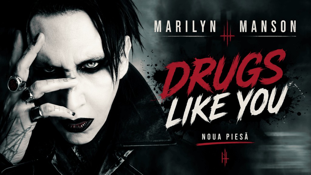 Marilyn Manson continuă seria colaborărilor cu piesa „Drugs Like You”