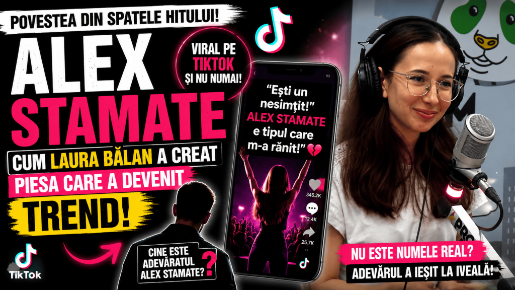 Alex Stamate personajul care a cucerit TikTok. Cum a transformat Laura Bălan o poveste personală într-un fenomen viral
