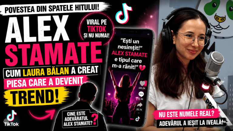 Alex Stamate personajul care a cucerit TikTok. Cum a transformat Laura Bălan o poveste personală într-un fenomen viral