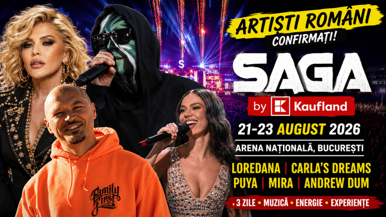 SAGA 2026 revine în forță! Vezi ce artiști români urcă pe scenă