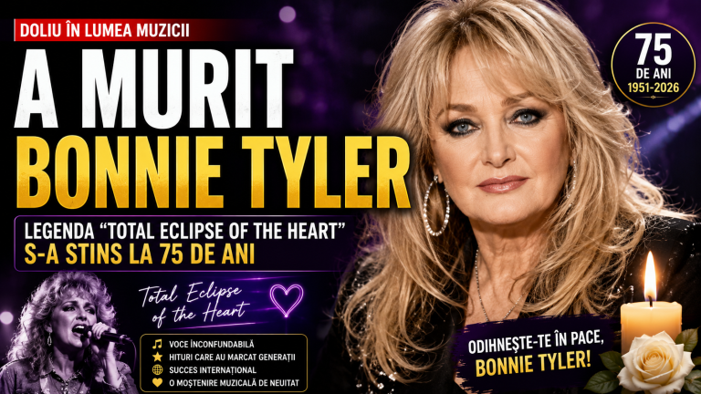 Doliu în lumea muzicii: Bonnie Tyler a murit la vârsta de 75 de ani