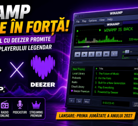 Winamp și Deezer își unesc forțele pentru a reinventa modul în care ascultăm muzică