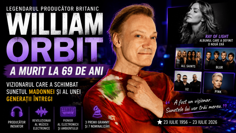 William Orbit a murit la 69 de ani. A fost producătorul din spatele piesei „Ray of Light”
