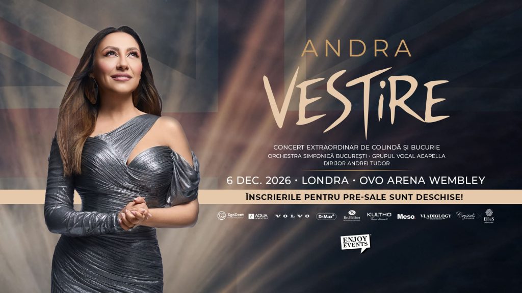 Andra revine la Wembley de Moș Nicolae cu „VESTIRE”